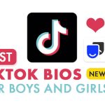 Top 40+ Best Tiktok Bios for Boys and Girls
