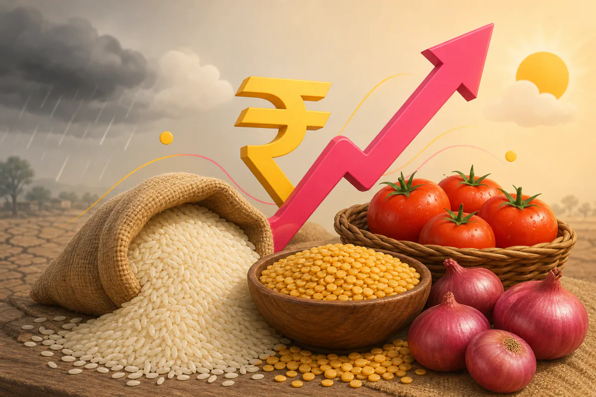 Weak monsoon 2026 could push up India food prices for rice, pulses and vegetables
